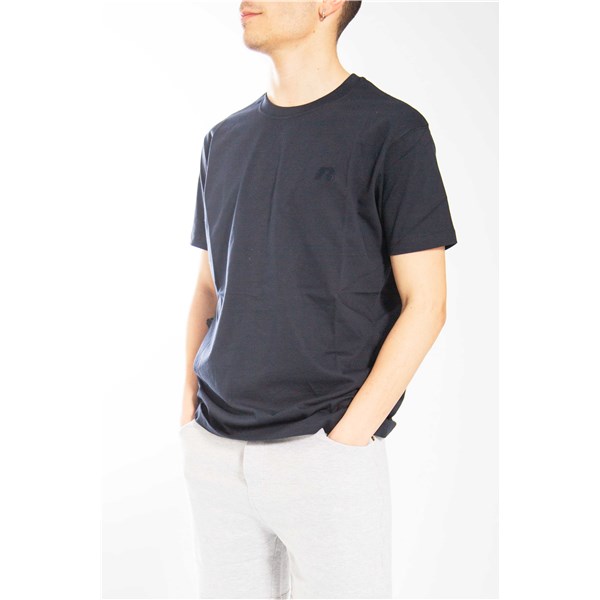 Russel Athletic Clothing T-shirt Blue A2-001-1 CREWNECK