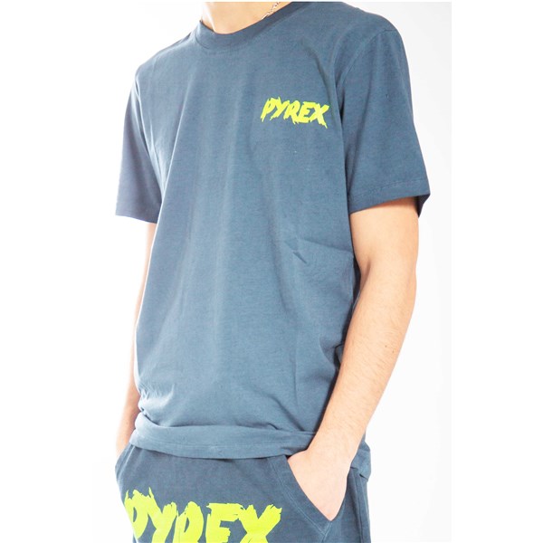 Pyrex Clothing T-shirt Blue 22EPB43047