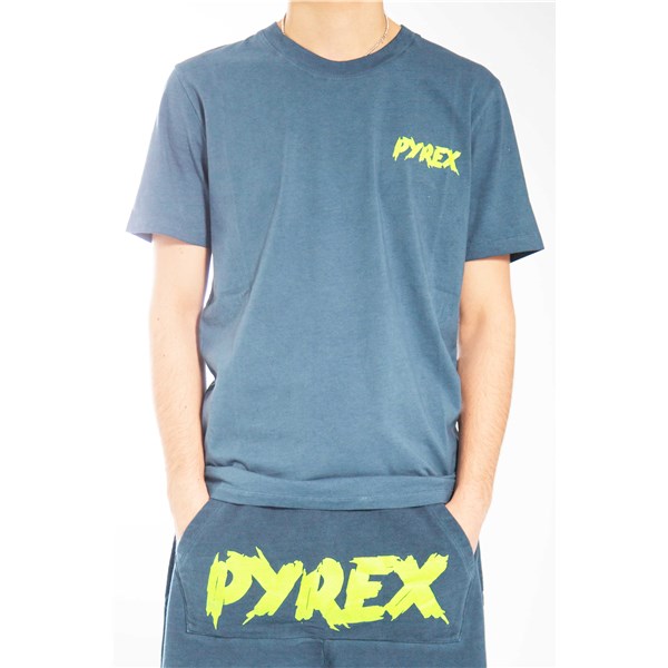 Pyrex Clothing T-shirt Blue 22EPB43047