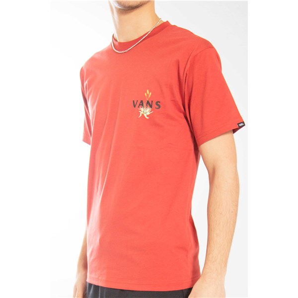 Vans Clothing T-shirt Brick-red VN0A7PKPSQ61