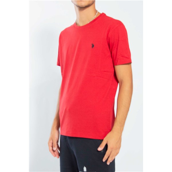 U.s. Polo Assn Clothing T-shirt Red MICK 49351 EH33