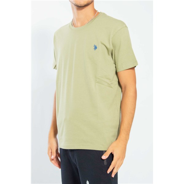 U.s. Polo Assn Clothing T-shirt Green MICK 49351 EH33