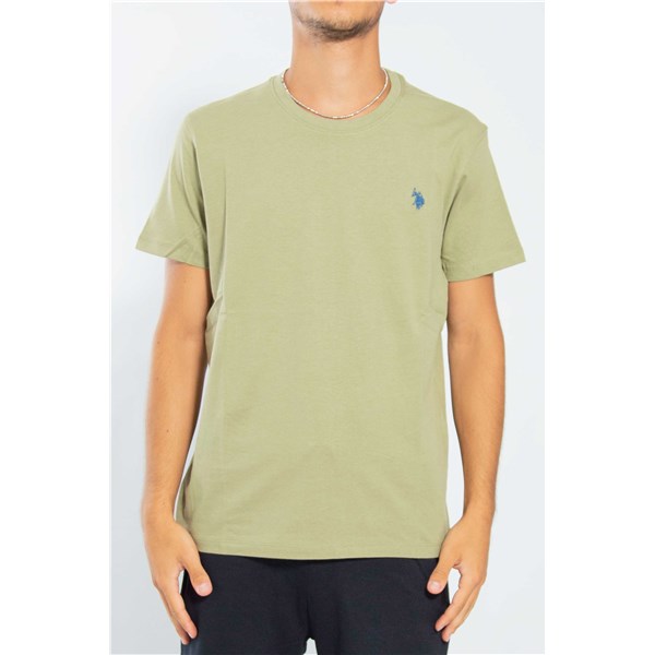 U.s. Polo Assn Clothing T-shirt Green MICK 49351 EH33