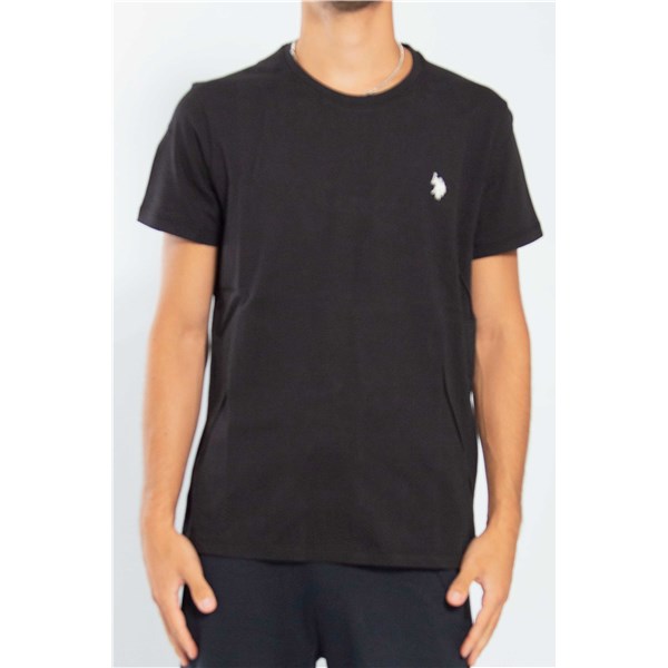 U.s. Polo Assn Clothing T-shirt Black MICK 49351 EH33