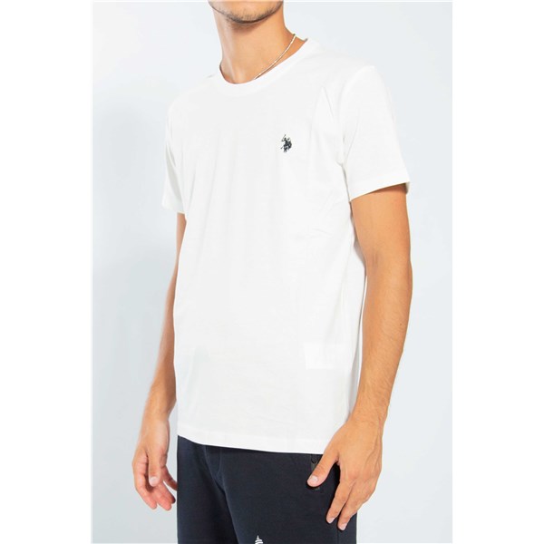 U.s. Polo Assn Clothing T-shirt White MICK 49351 EH33