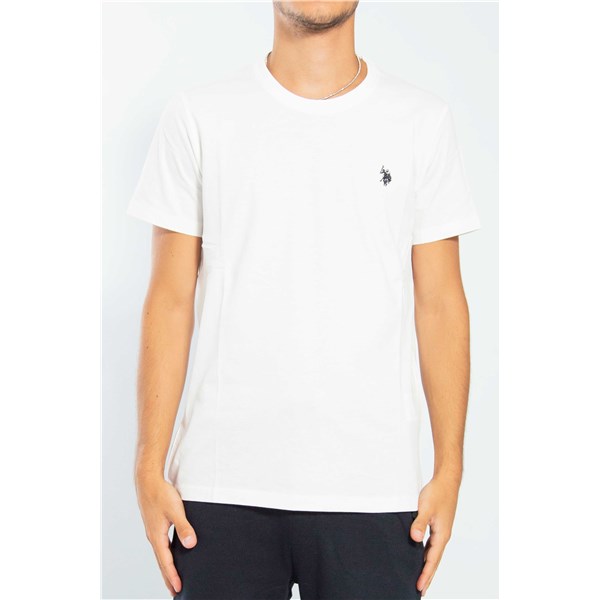 U.s. Polo Assn Clothing T-shirt White MICK 49351 EH33