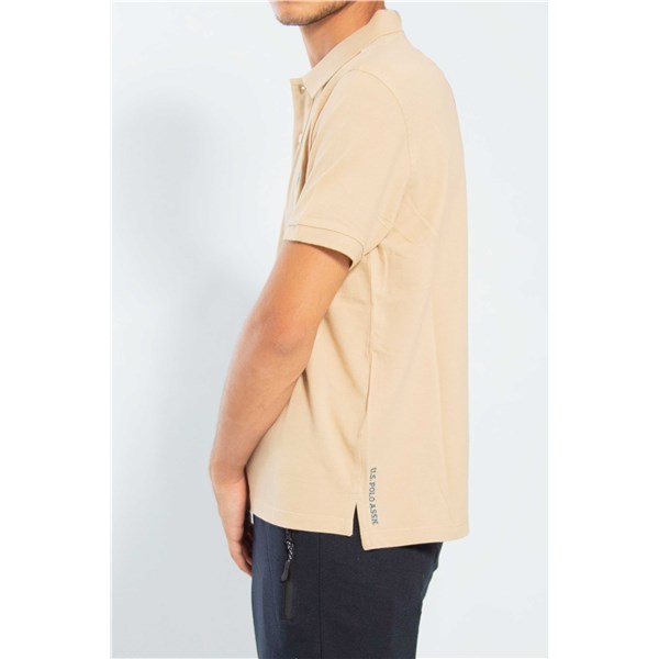 U.s. Polo Assn Clothing T-shirt Beige KING 41029 EHPD