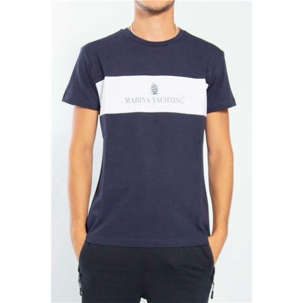 Marina Yachting Clothing T-shirt Blue/White 221T04008