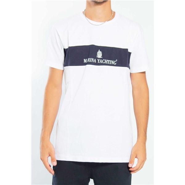 Marina Yachting Clothing T-shirt White/Blue 221T04008