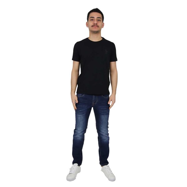 U.s. Polo Assn Clothing T-shirt Black MICK 52026
