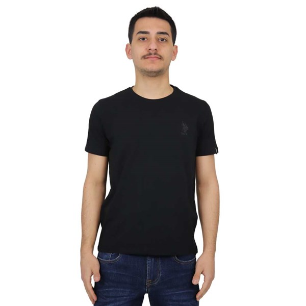 U.s. Polo Assn Clothing T-shirt Black MICK 52026