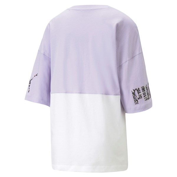 Puma Clothing T-shirt White/Wisteria 674445