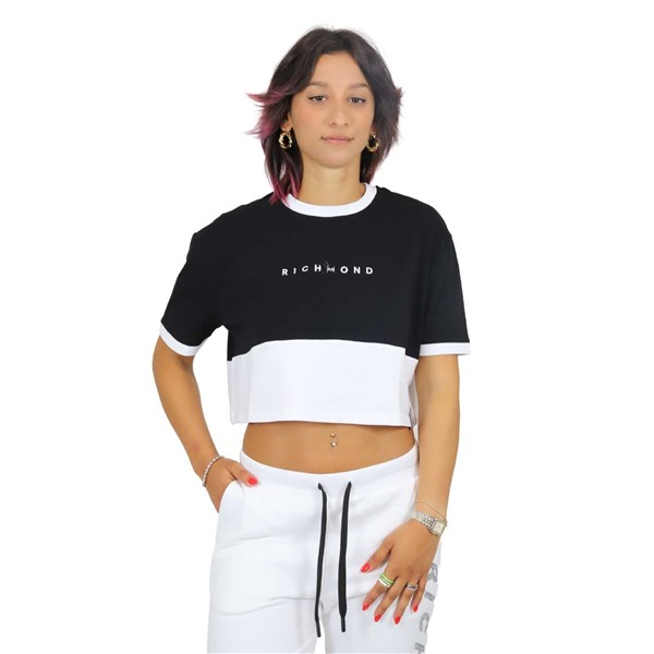Richmond X Clothing T-shirt Black/White UWP23017TS