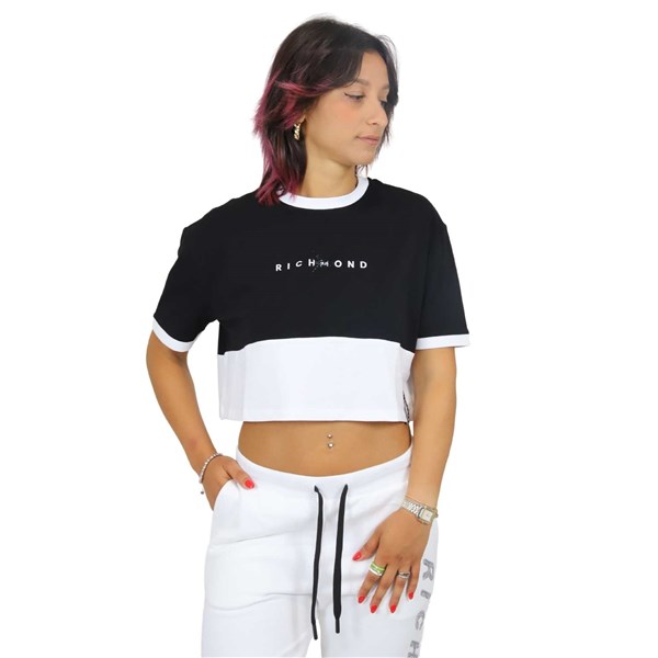 Richmond X Clothing T-shirt Black/White UWP23017TS