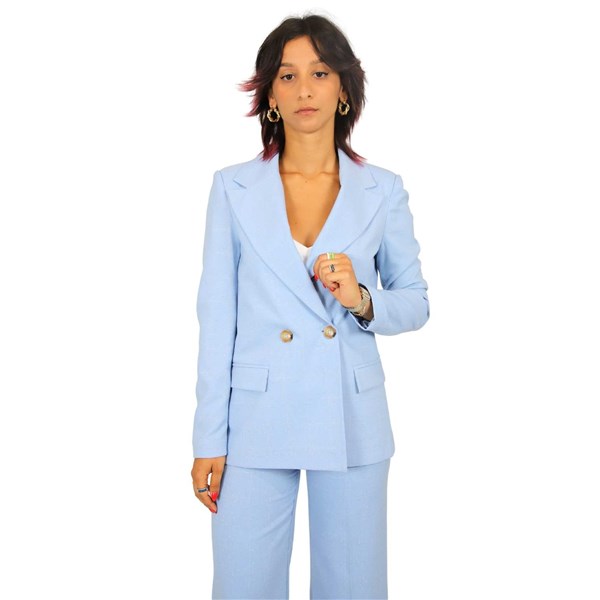 Zahjr Clothing Jacket Sky-blue 53538747
