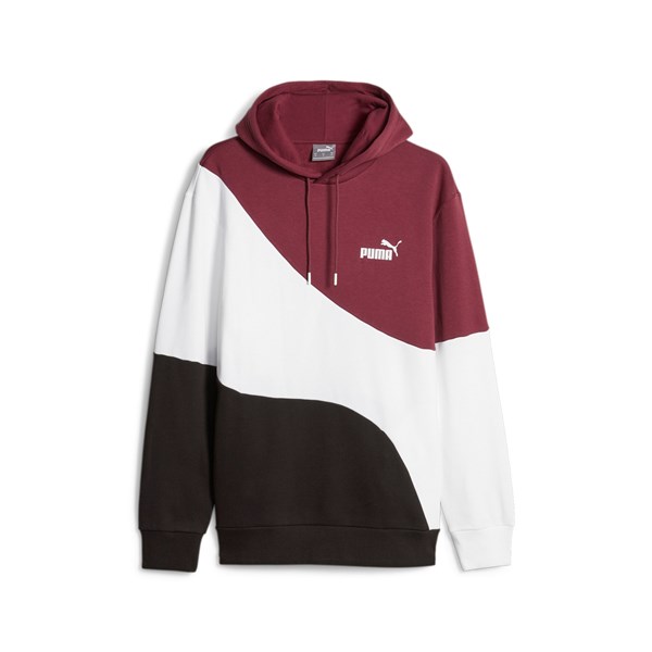 Puma Clothing Sweatshirt White/Burgundy 674099