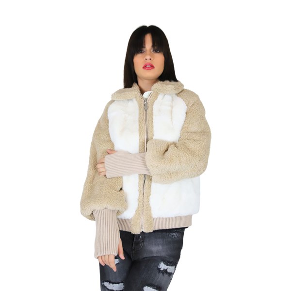 Richmond X Clothing Jacket White/beige UWA23107PL