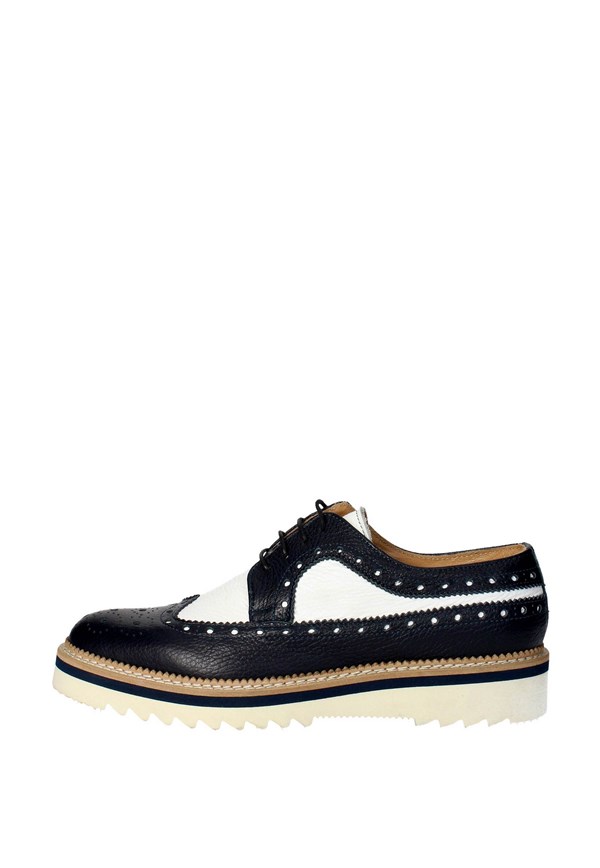 Marechiaro Brogue White/Blue Marechiaro Shoes Brogue White/Blue AA1000