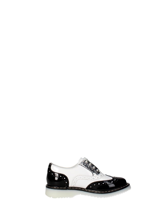 Cult Shoes Brogue Black/White CLJ101541