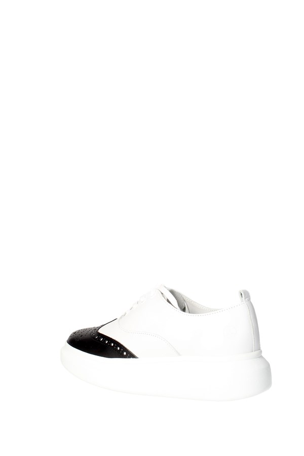 Bronx Shoes Comfort Shoes  White/Black 65554-D