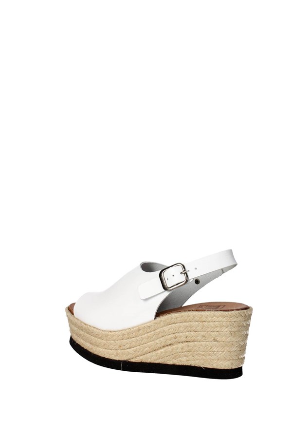Tdl Collection Shoes Platform Sandals White 5372677-6