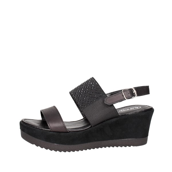 Sandali Loren Donna - NERO - Vendita Sandali On line su Shoespoint.biz