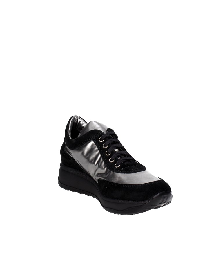 Agile By Rucoline  Shoes Sneakers Black/Silver 1304(6)