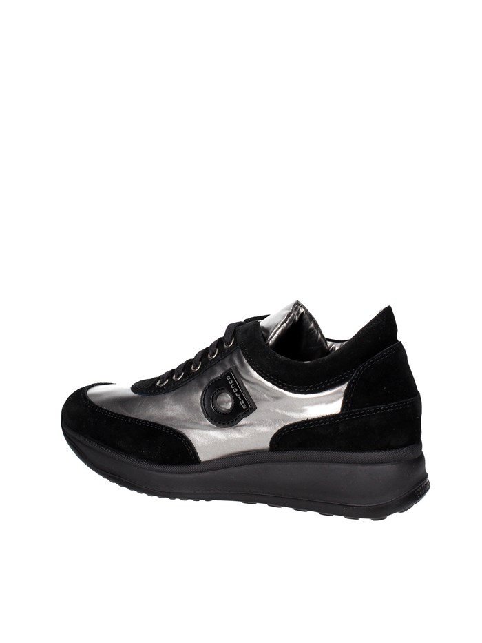 Agile By Rucoline  Shoes Sneakers Black/Silver 1304(6)