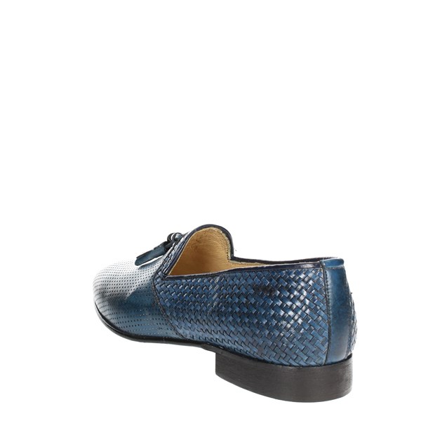 Exton Shoes Moccasin Blue 1059