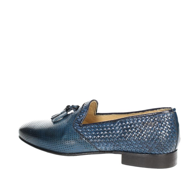 Exton Shoes Moccasin Blue 1059