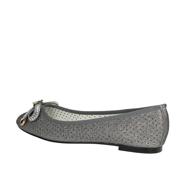 Laura Biagiotti Shoes Ballet Flats Silver 709