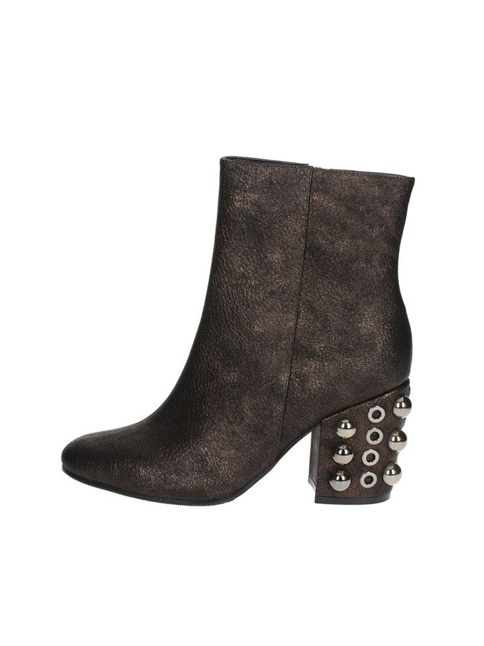 Luciano Barachini Heeled Ankle Boots Bronze Luciano Barachini Shoes Heeled Ankle Boots Bronze BB242U