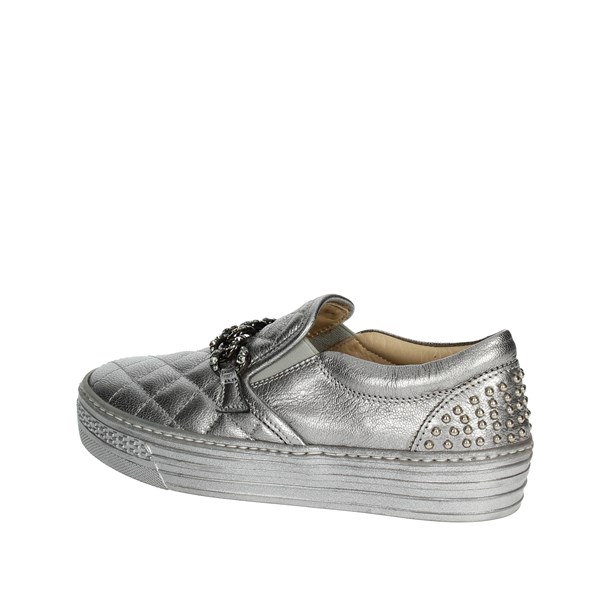 Florens Shoes Slip-on Shoes Silver F0945