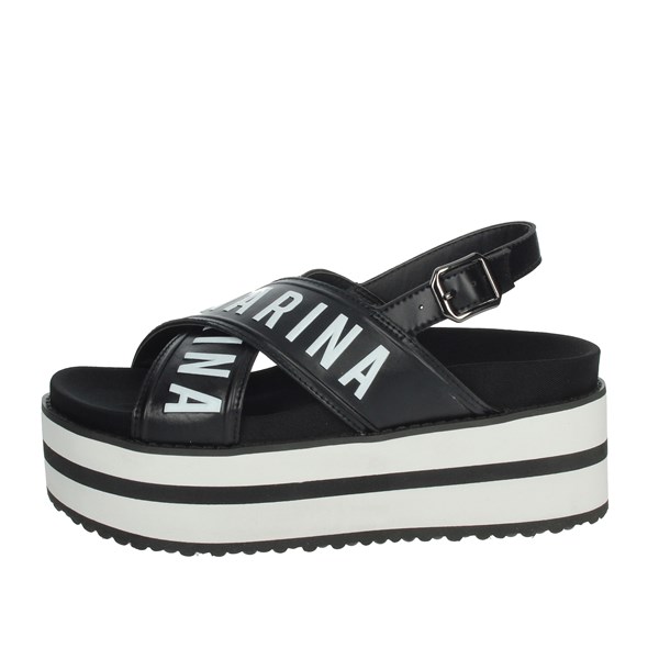 Fornarina Sandals Black Fornarina Shoes Sandals Black PE19CREAM2