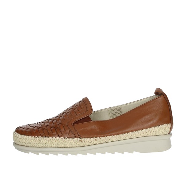 Cinzia Soft Loafers Brown leather Cinzia Soft Shoes Loafers Brown leather IV10736-AW