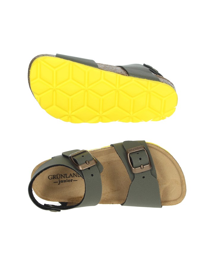 Grunland Shoes Flat Sandals Dark Green SB0901-40
