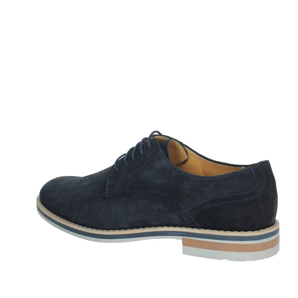 Genus Millennium Shoes Brogue Blue 14611