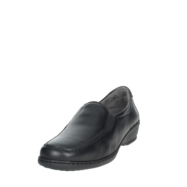 Notton Shoes Moccasin Black 2371