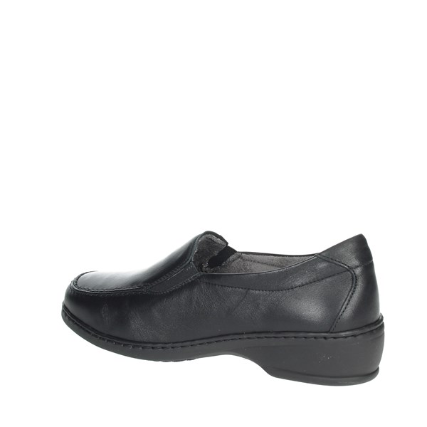 Notton Shoes Moccasin Black 2371