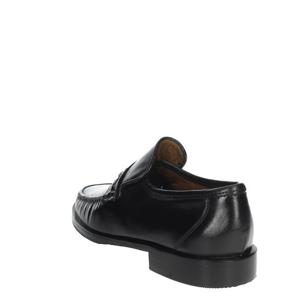 Fontana Shoes Moccasin Black 1943-N