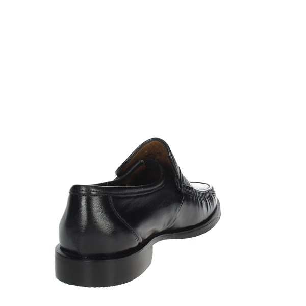 Fontana Shoes Moccasin Black 1943-N