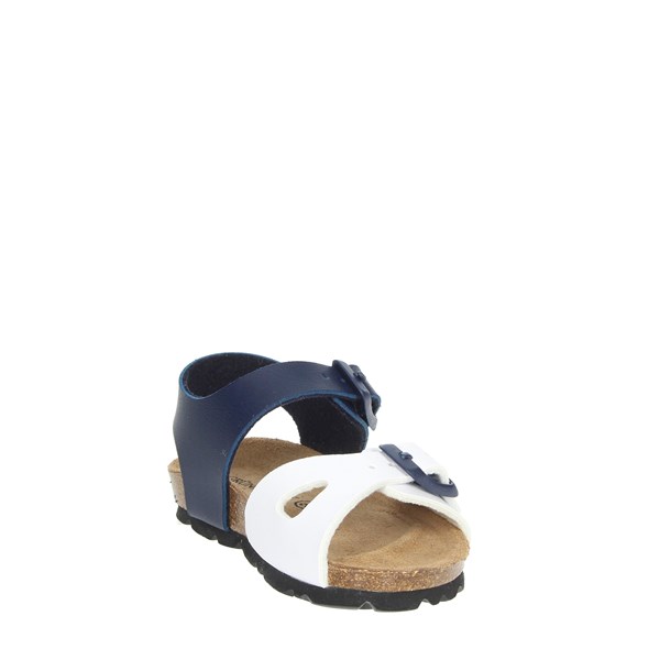 Grunland Shoes Sandal White/Blue SB0027-40
