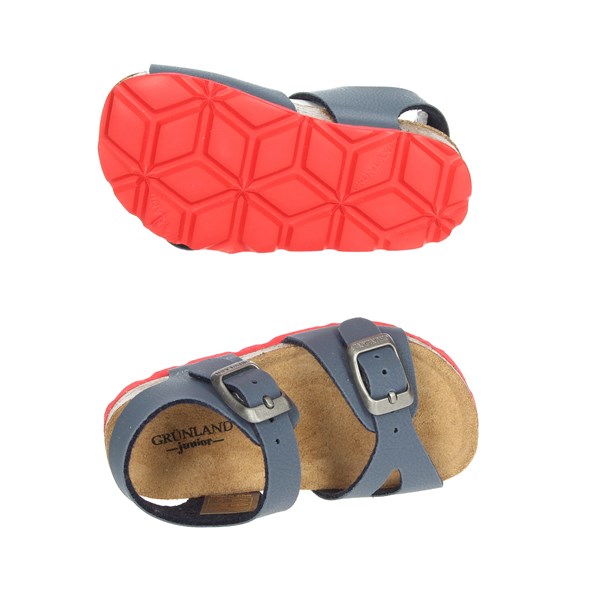Grunland Shoes Sandal Blue/Red SB0025-40